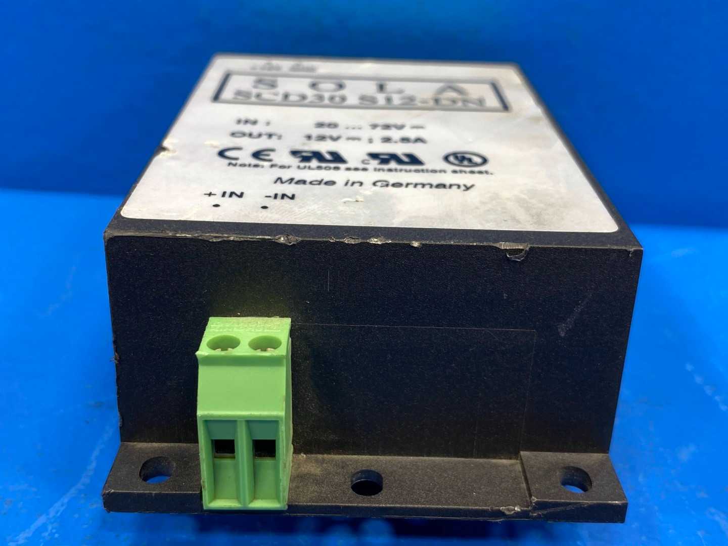 SOLA Industrial Converter SCD30 S12-DN Rail/Chassis 20-72V
