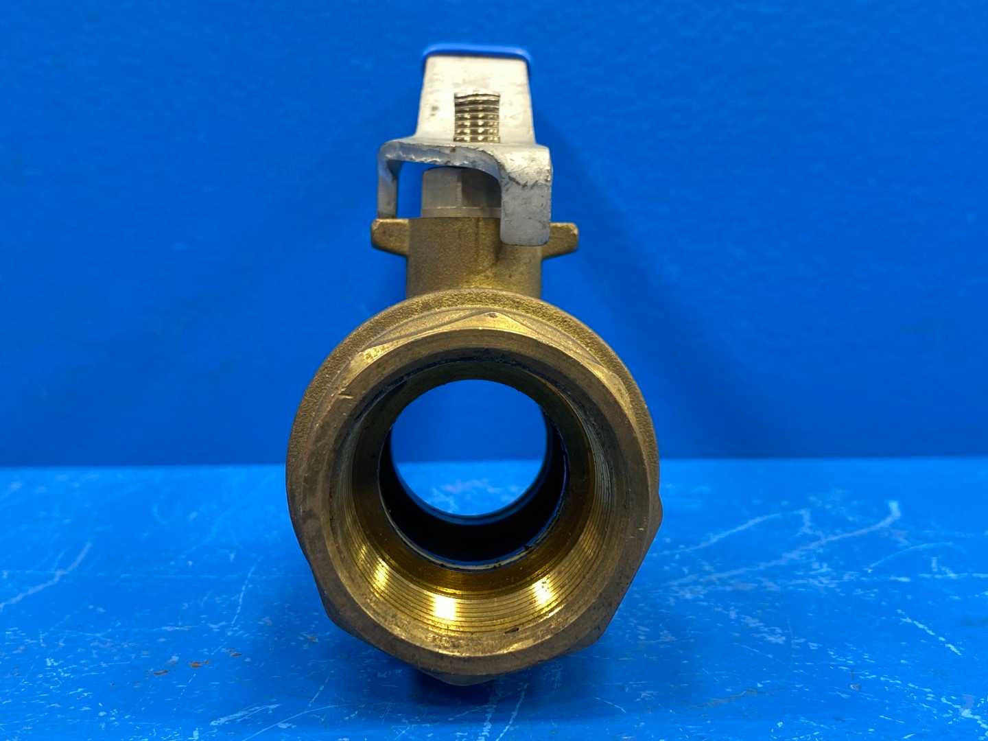 1-1/4" NPT Forged Brass Lock Lever Handle Exhaust Valve (4200587)