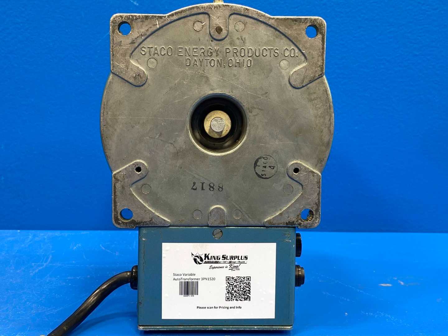 Staco Variable AutoTransformer 3PN1520 