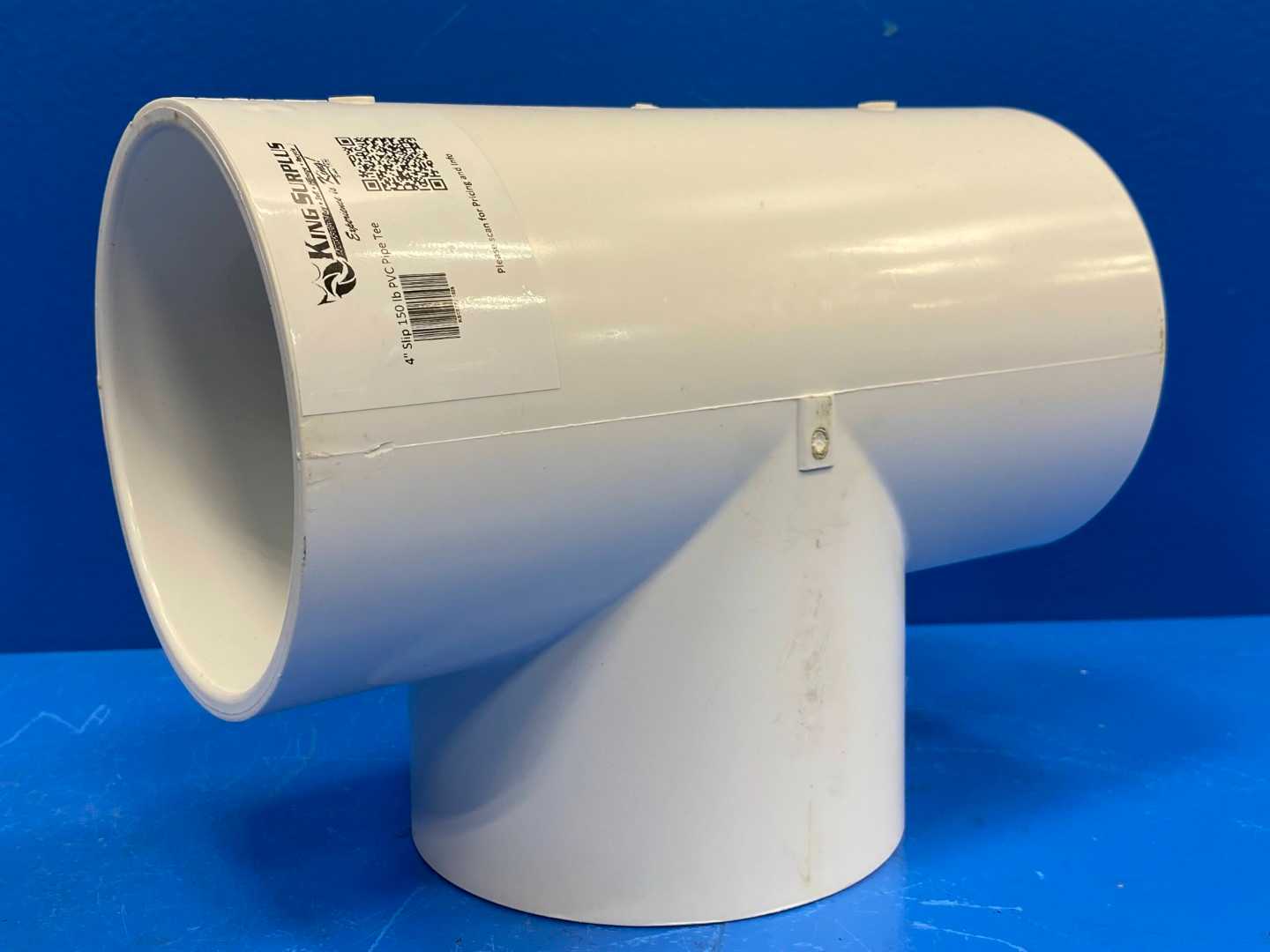 4" Slip 150 lb PVC Pipe Tee