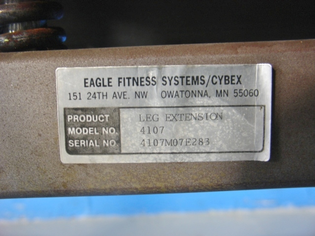 Cybex 4107 / Eagle Curl Extension Missing Leg Piece