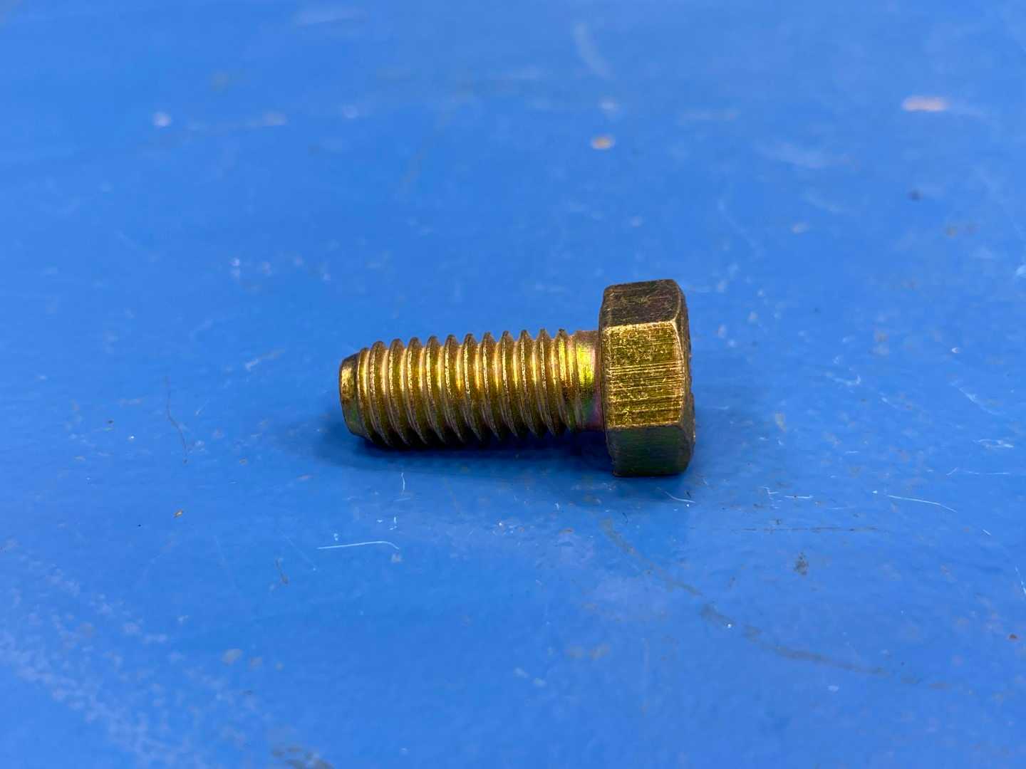 1/4" x 1" Zinc Hex Cap Bolt