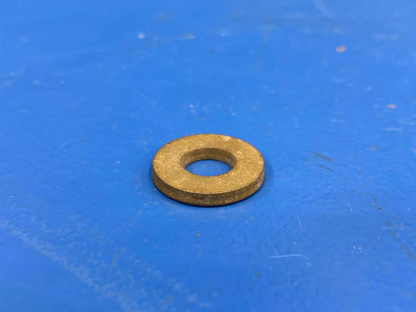 1/8" x 0.440" OD Yellow Zinc Flat Washer LOT OF 100