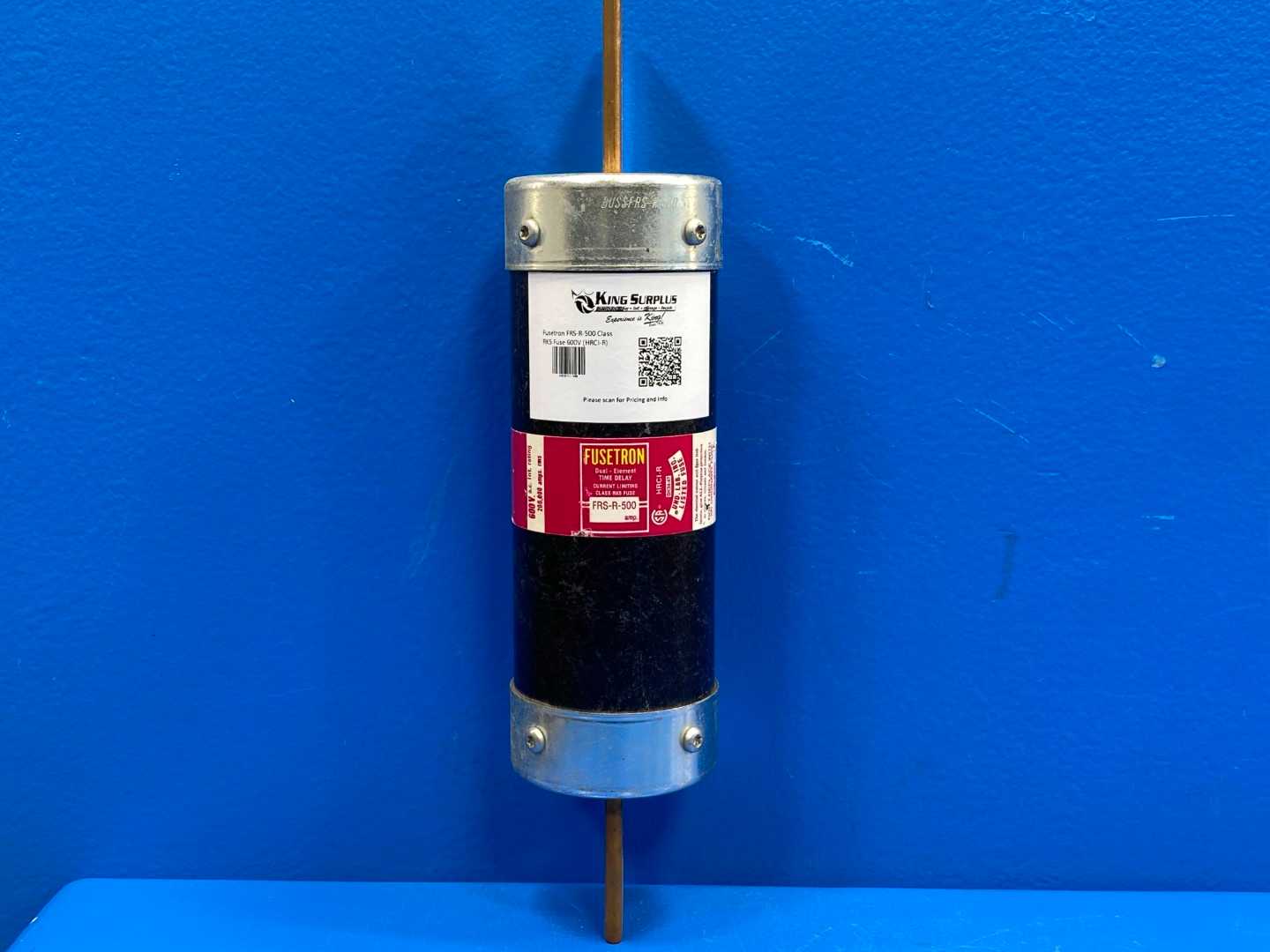 Fusetron FRS-R-500 Class RK5 Fuse 600V (HRCI-R)