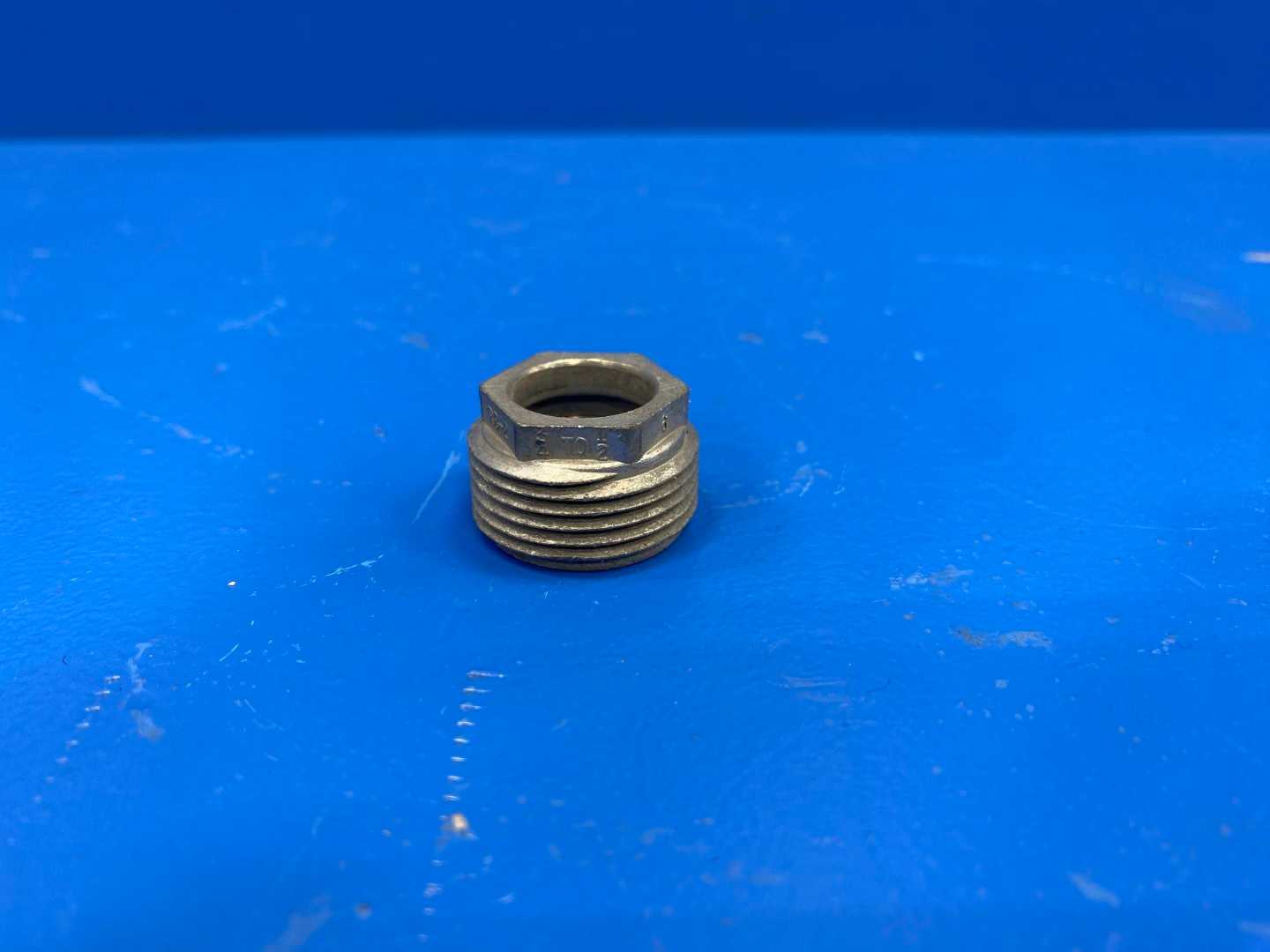 3/4" x 1" Zinc Hex Reducing Bushing