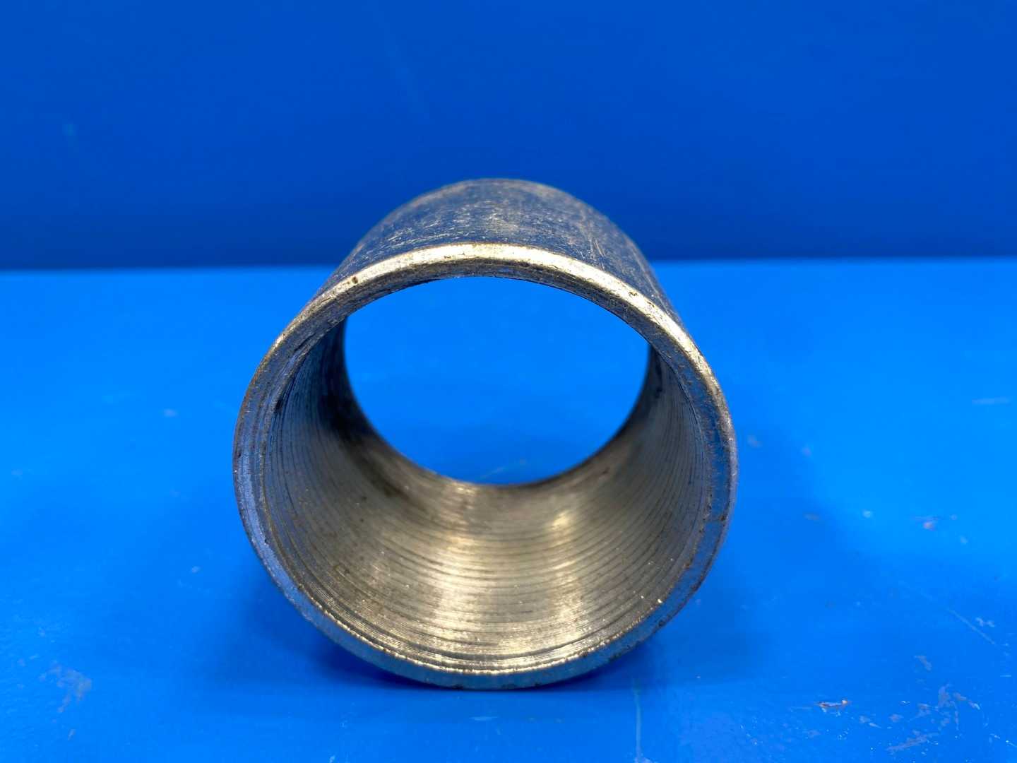 2-1/4" Galvanized Threaded Rigid Conduit Coupling