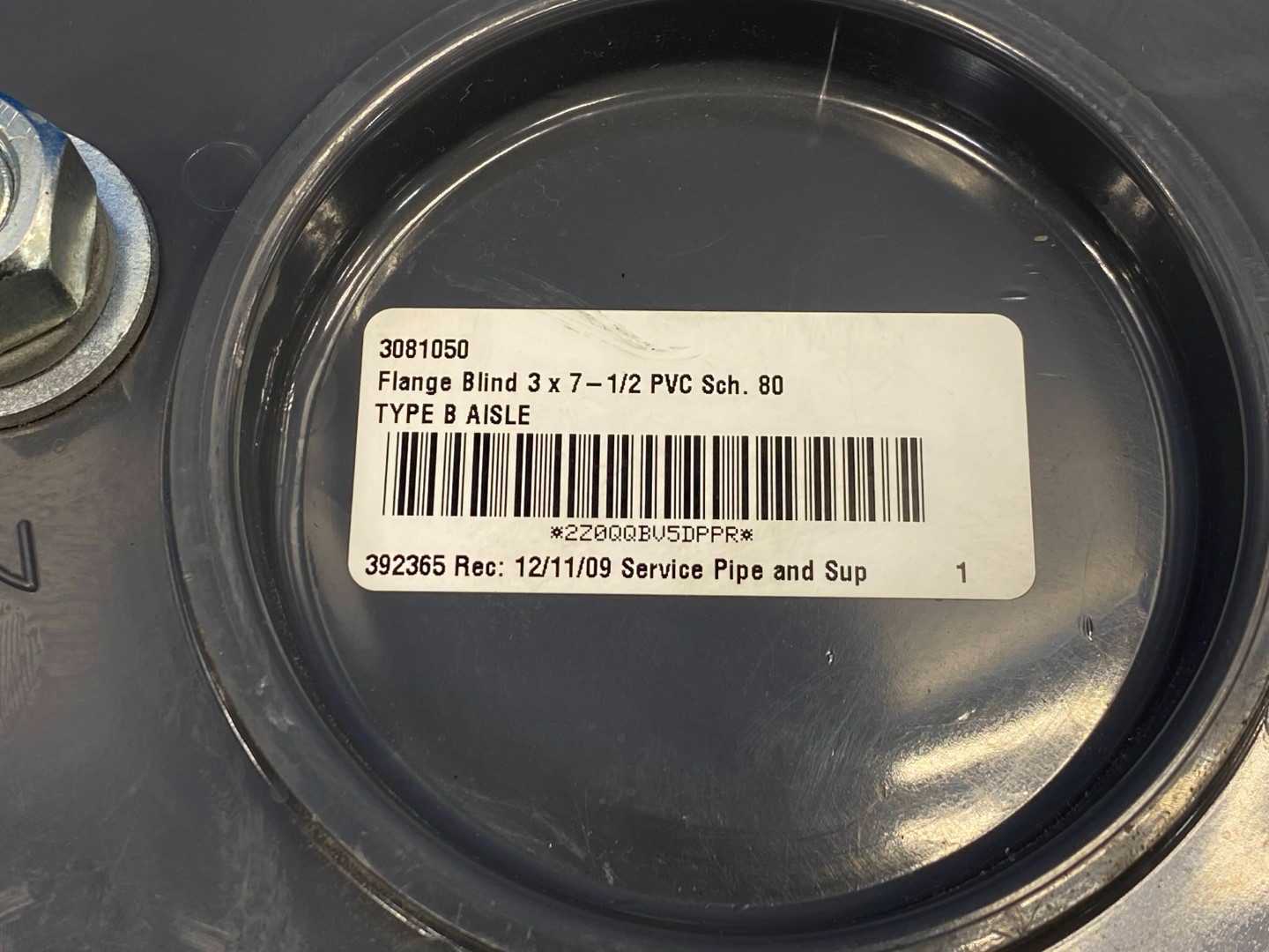 Fernco 3" Plastic with Flange Comp 3" and Flange Bline 3" (1 whole Unit)