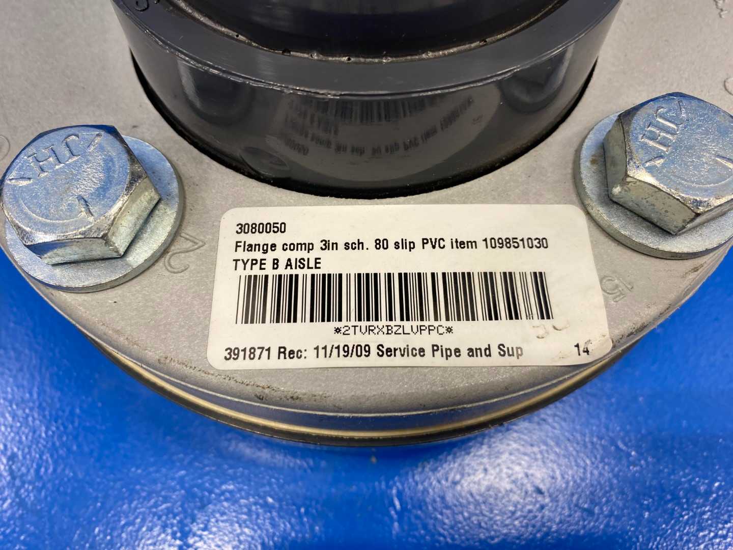 Fernco 3" Plastic with Flange Comp 3" and Flange Bline 3" (1 whole Unit)