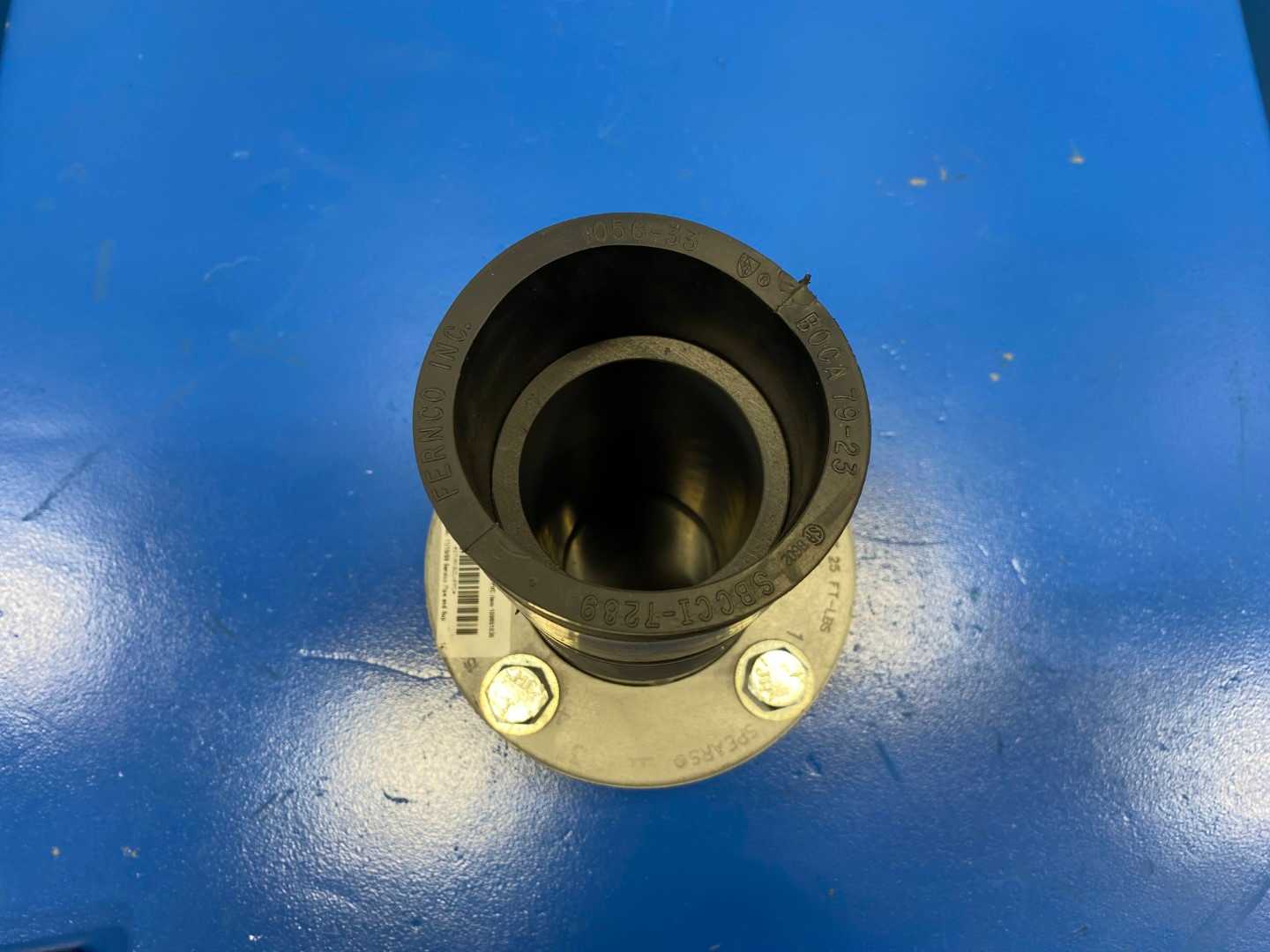 Fernco 3" Plastic with Flange Comp 3" and Flange Bline 3" (1 whole Unit)