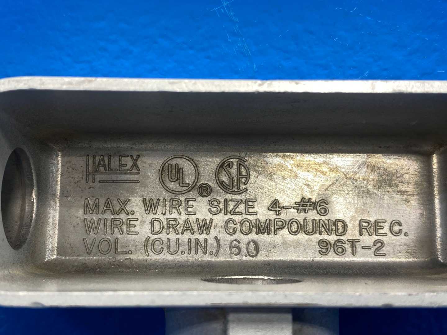 Halex 3/4 T Conduit Body (No Cover)