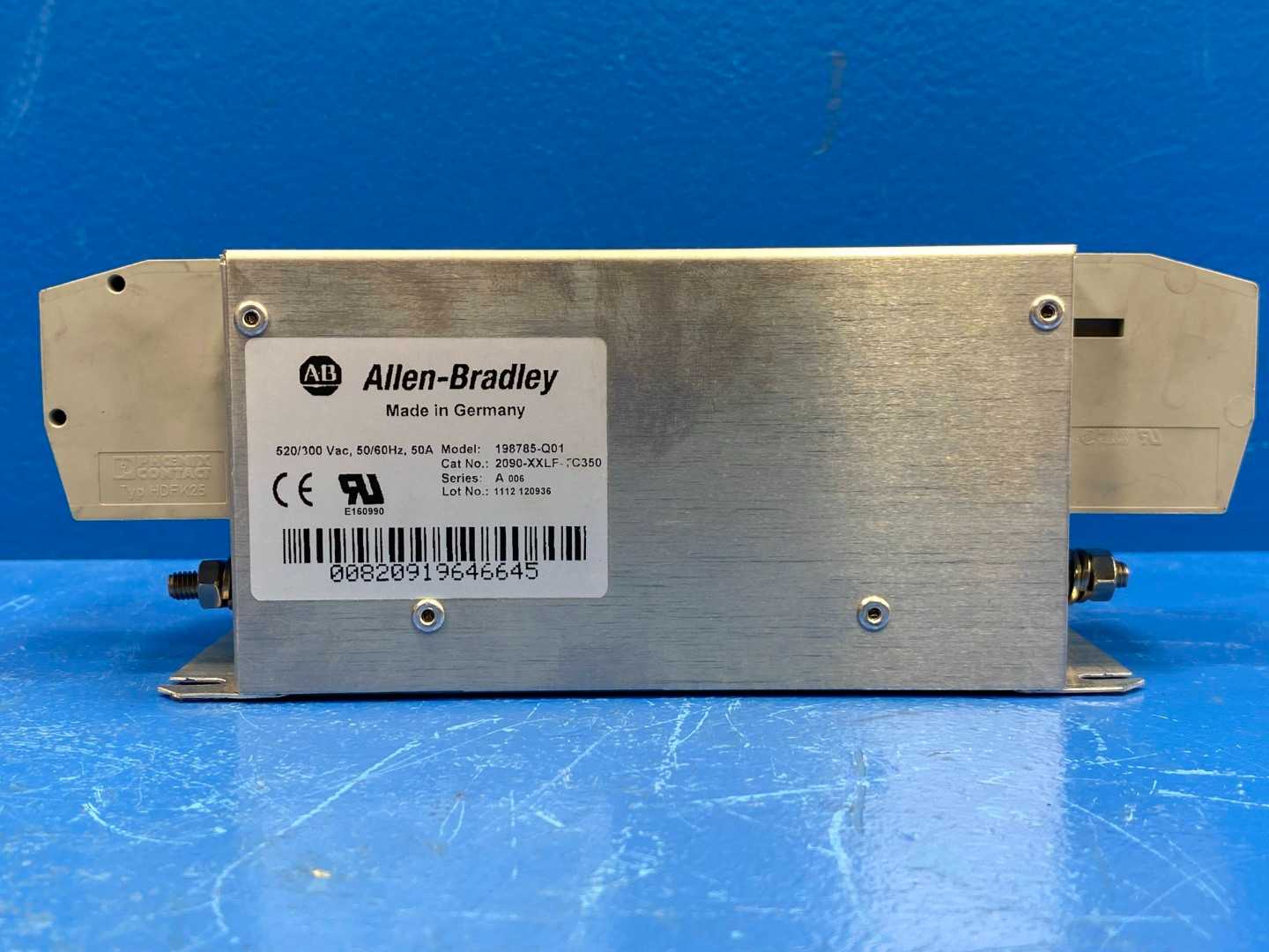 Allen-Bradley RFI/AC Line Filters 2090-XXLF-TC350 50A 520V 3Ph