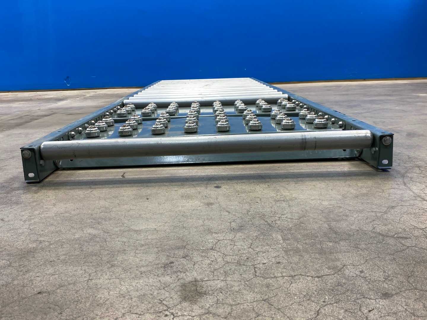 Hytrol Conveyor Belt with Ball Transfer Plate 120" x 32" x 5"