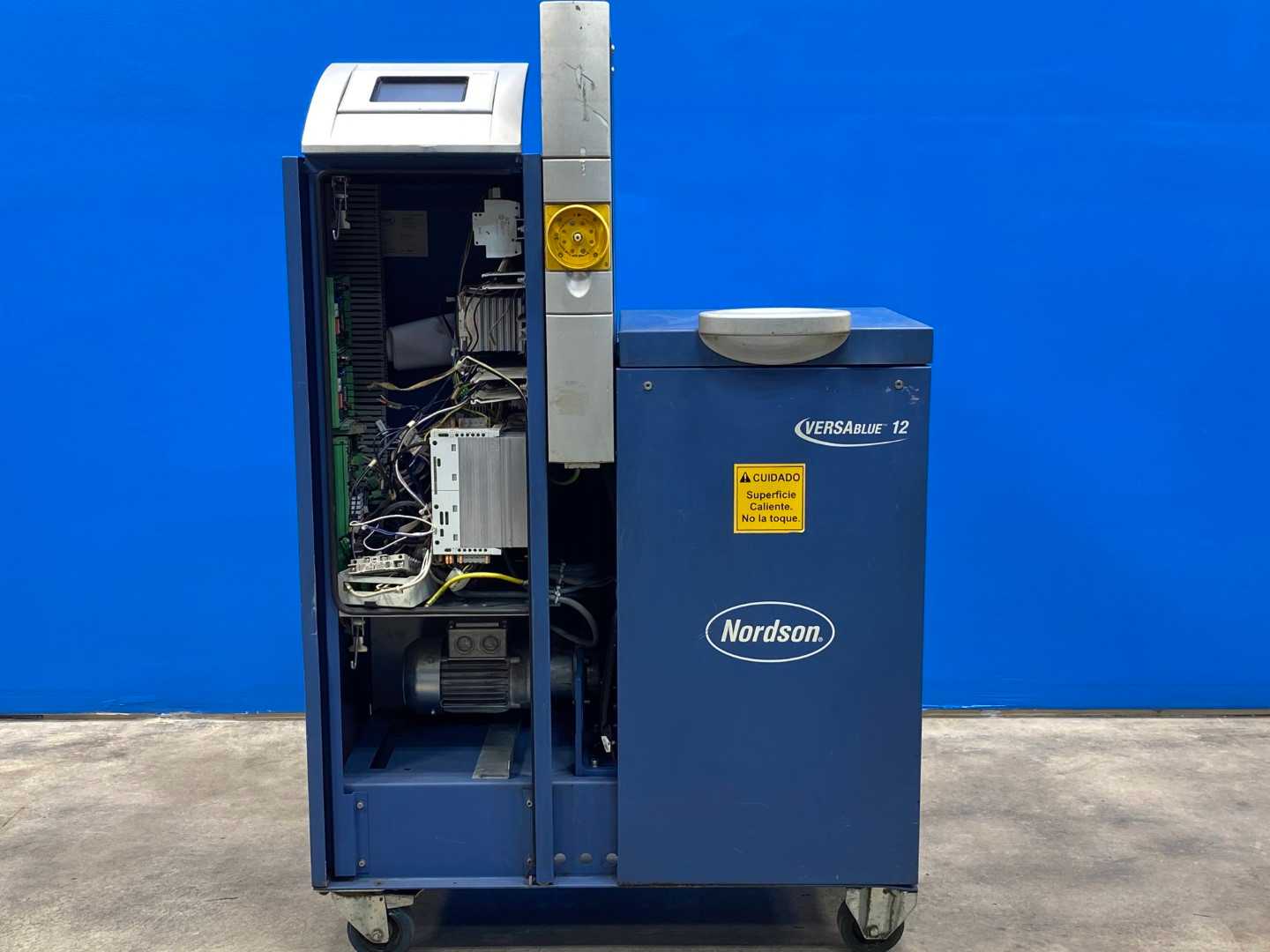 Nordson VersaBlue 12 Adhesive Melter - Model 8038885 - High-Efficiency Industrial Glue System (Missing Cover Lid)