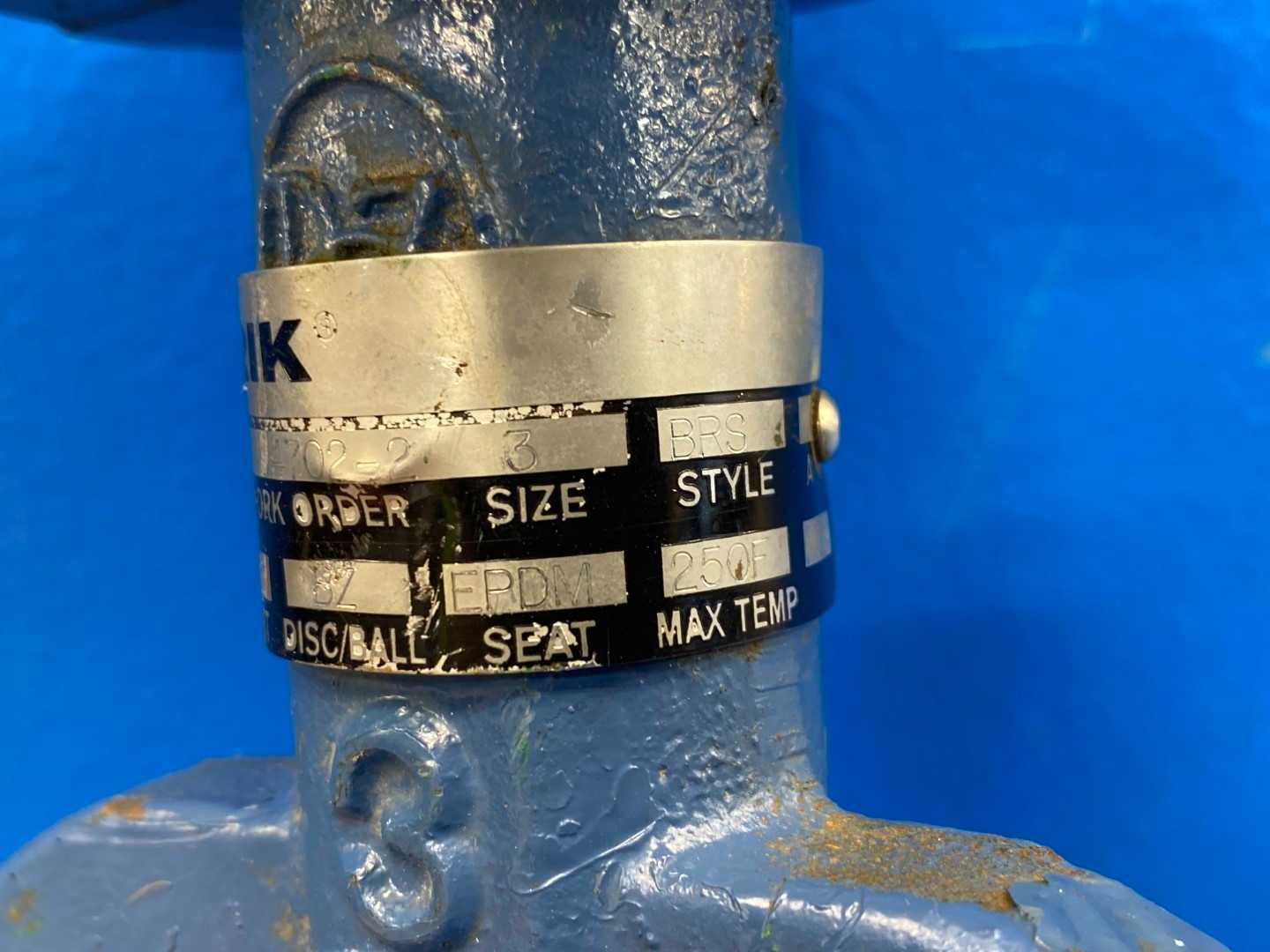 DeZURIK Size 3" Butterfly Valve 2100269R002 CI Body 175 CWP 416 SHAFT
