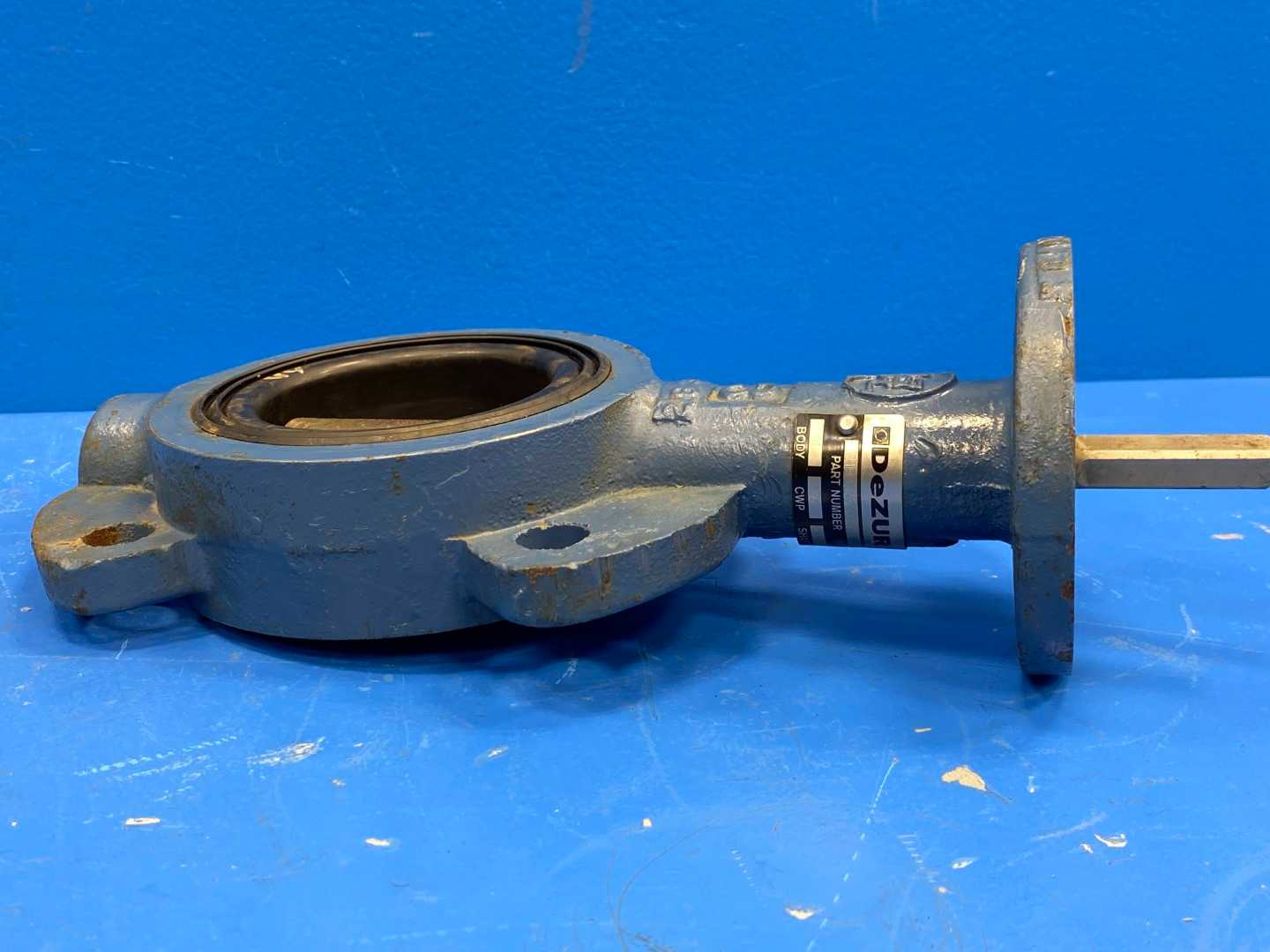 DeZURIK Size 3" Butterfly Valve 2100269R002 CI Body 175 CWP 416 SHAFT