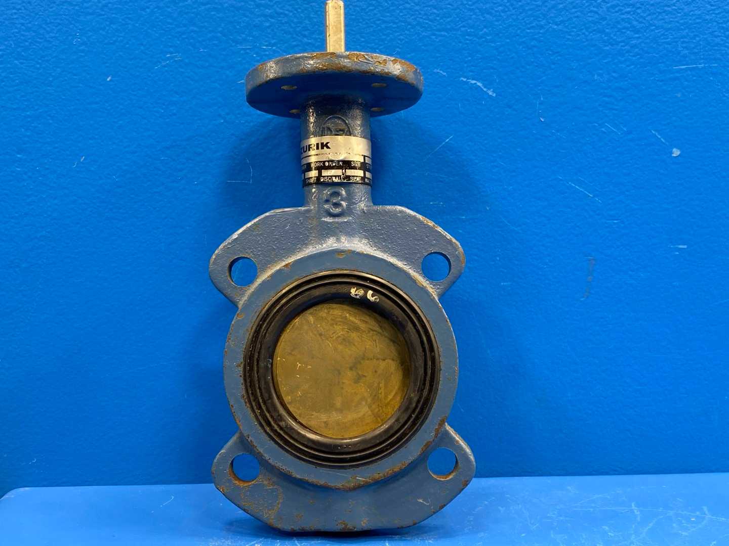 DeZURIK Size 3" Butterfly Valve 2100269T002 CI Body 175 CWP 416 SHAFT