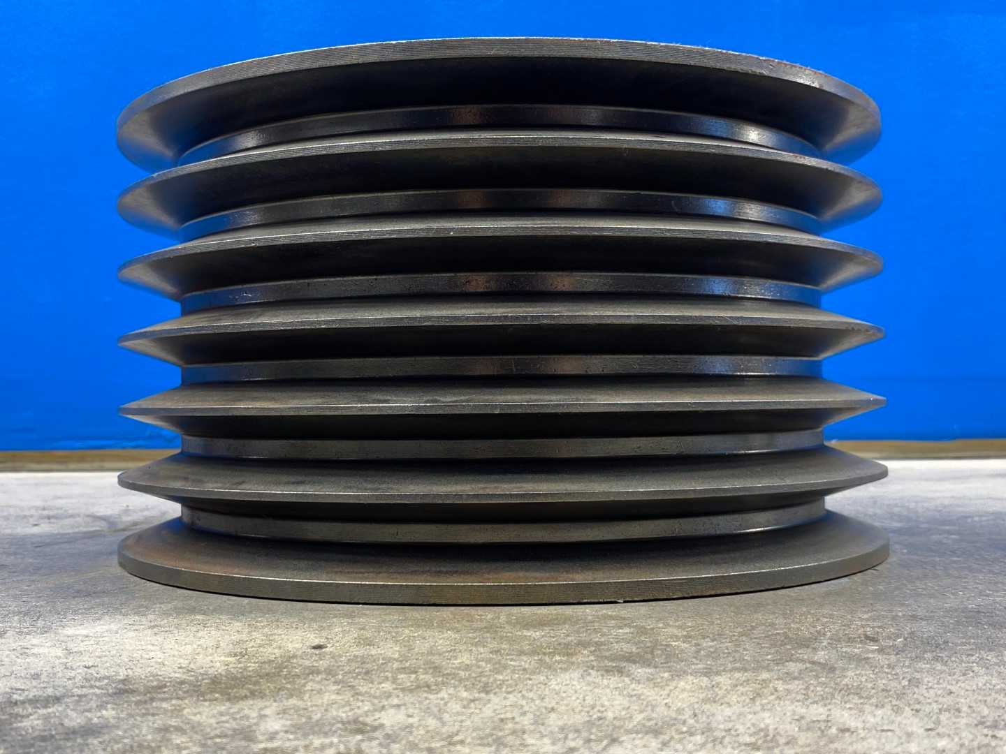 TB Woods 8V1326F V-Belt Pulley - 8V Belt Section, 6 Groove, 13.2 O.D., QD Bushed, F Series Bushing, Cast Iron