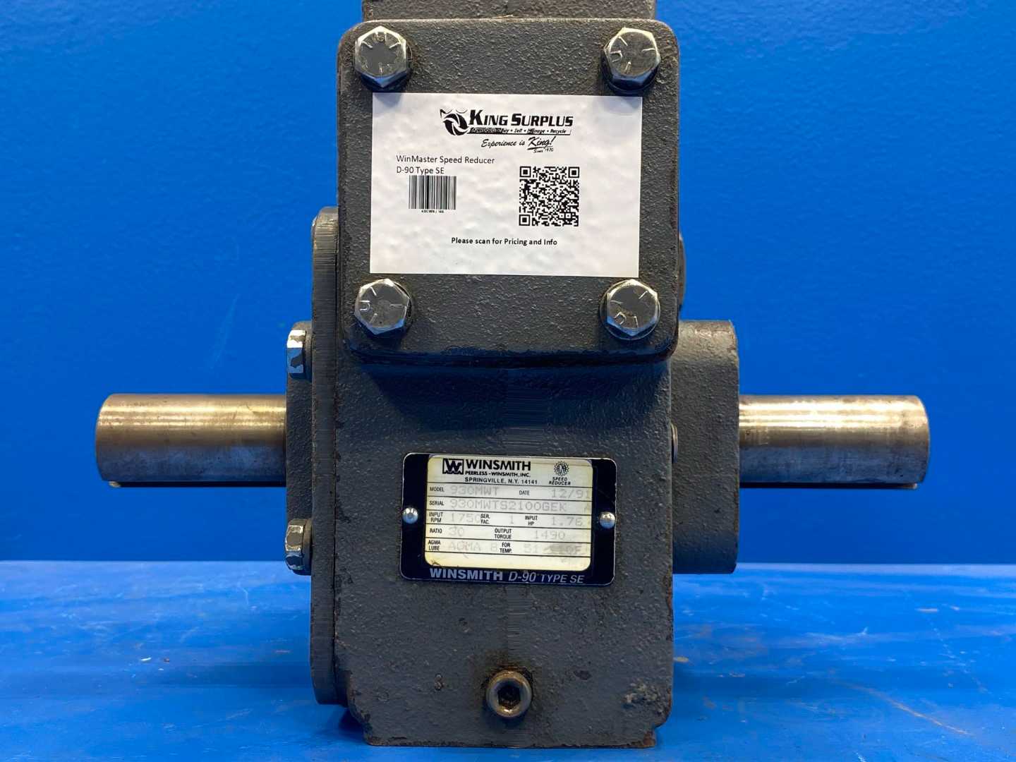 Winsmith 930MWT D-90 Type SE Speed Reducer Ration 30