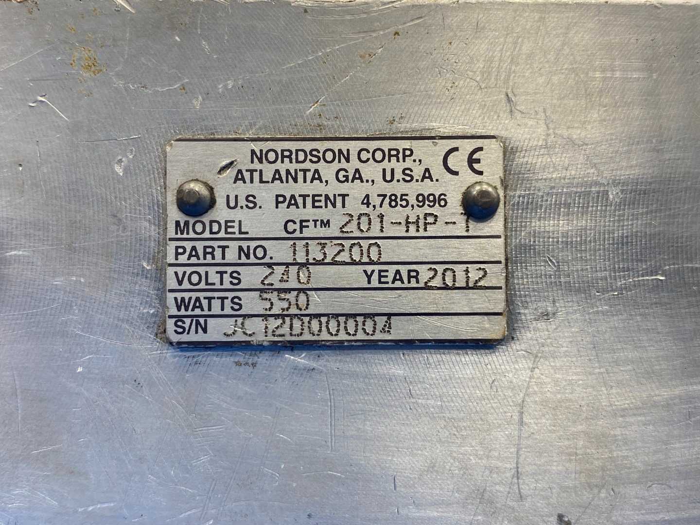 Nordson Adhesive Hot Glue Melt Applicator 201-HP-7 (H201)