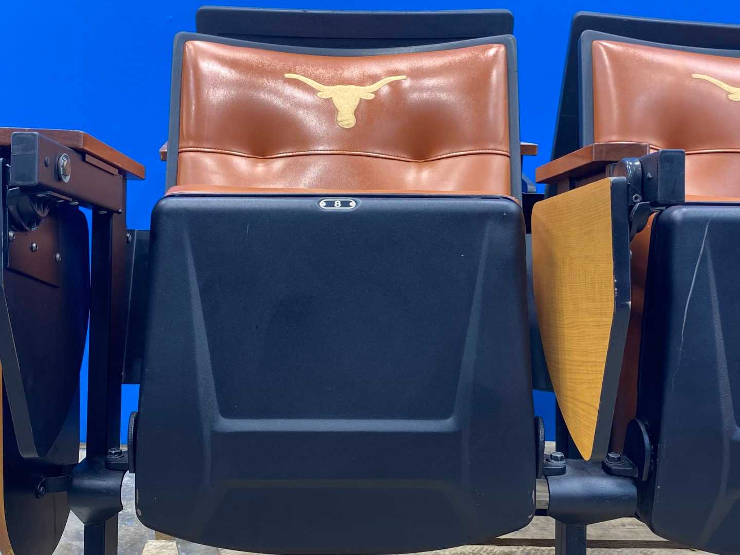 University of Texas (UT) Longhorn Theater Seats w/ Folding Desk Collectors