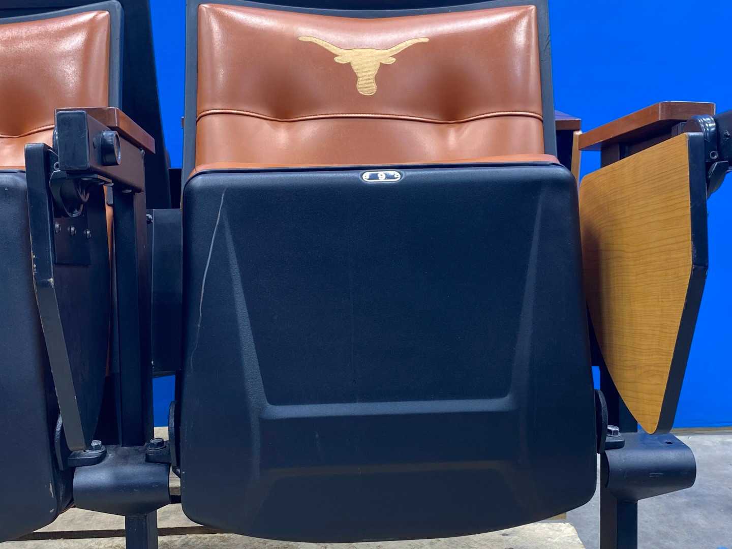 University of Texas (UT) Longhorn Theater Seats w/ Folding Desk Collectors