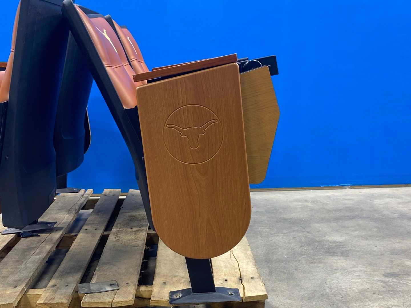 University of Texas (UT) Longhorn Theater Seats w/ Folding Desk Collectors