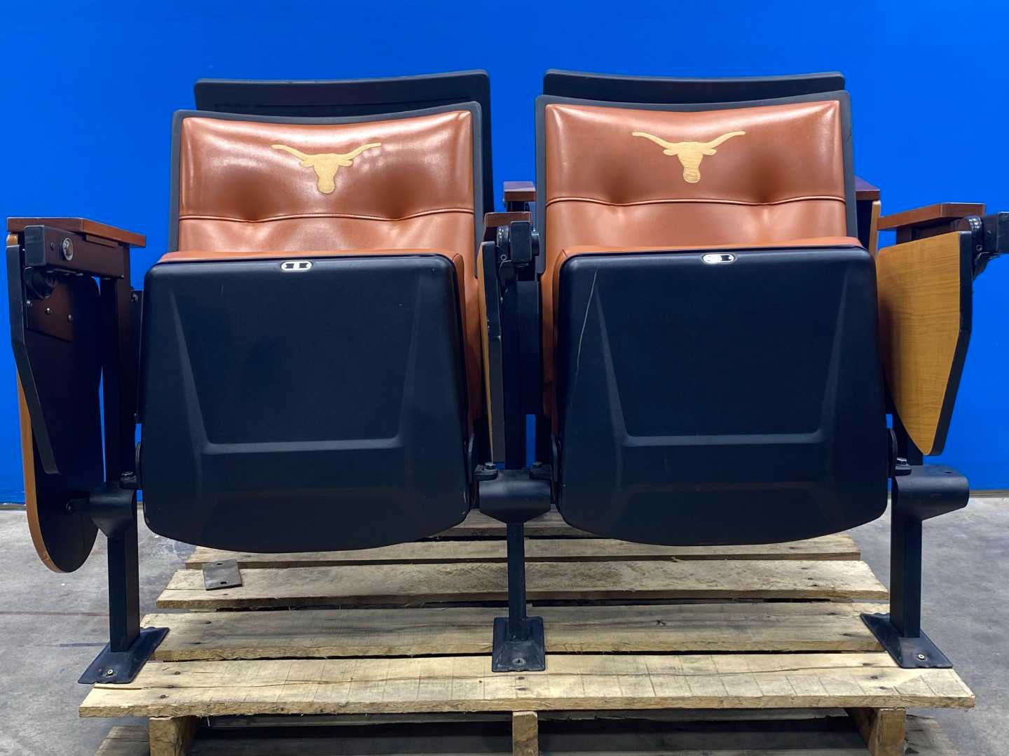 University of Texas (UT) Longhorn Theater Seats w/ Folding Desk Collectors