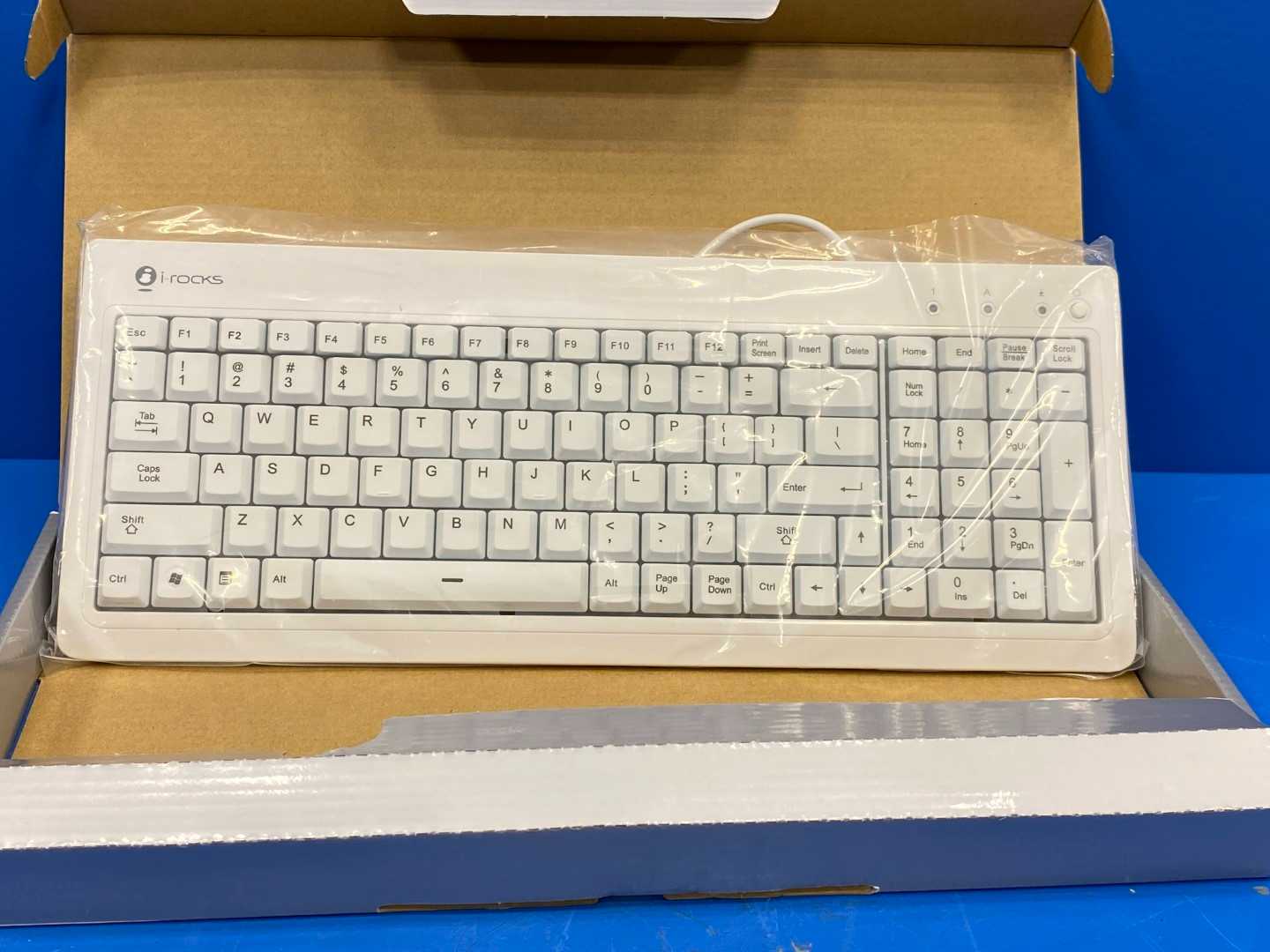 i-rocks KR-6820E Backlit PC Gaming Keyboard (White) 