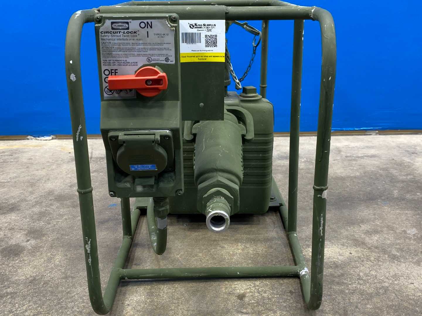 Barnes 1.5 hp 3450rpm 3ph Centrifugal Pump 3CCE-22 P/N 027458T