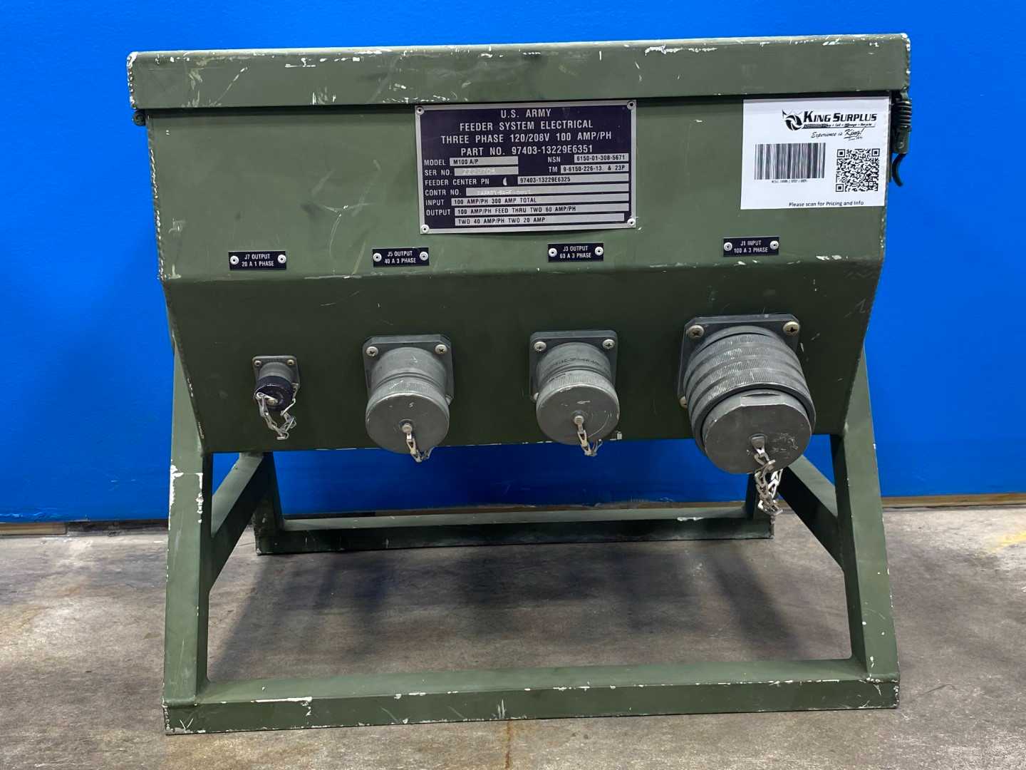 LEX / U.S. Army M100 A/P Feeder System Electrical 97403-13229E6351 PDISE 