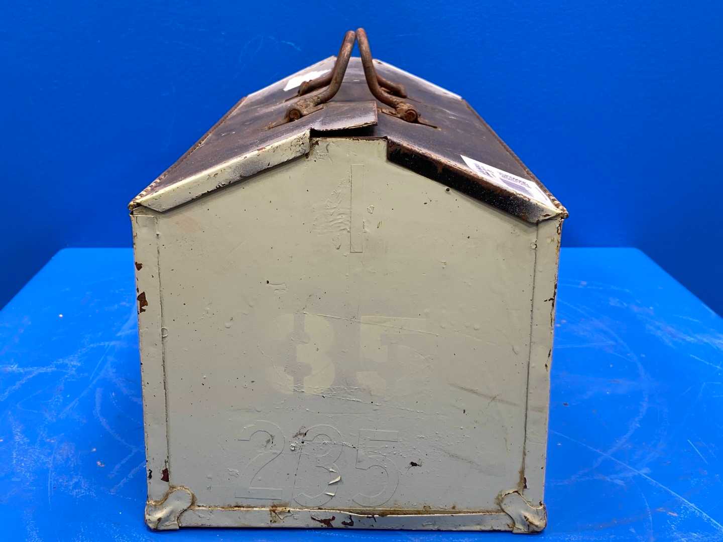 Antique  Metal Toolbox