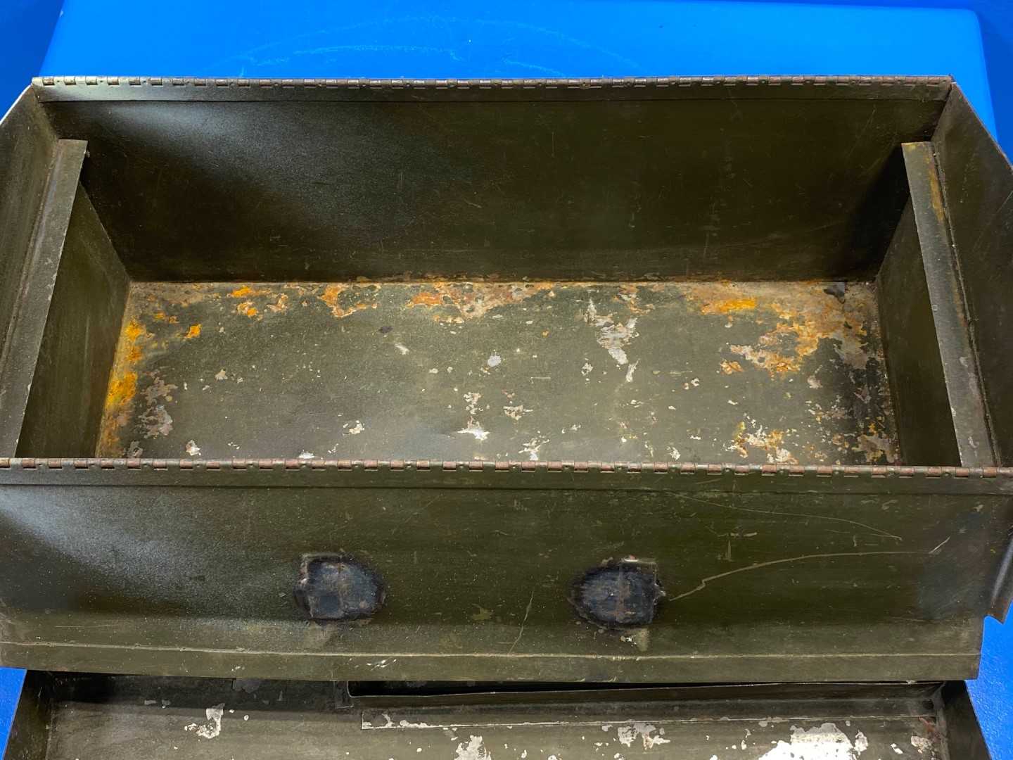 Antique  Metal Toolbox