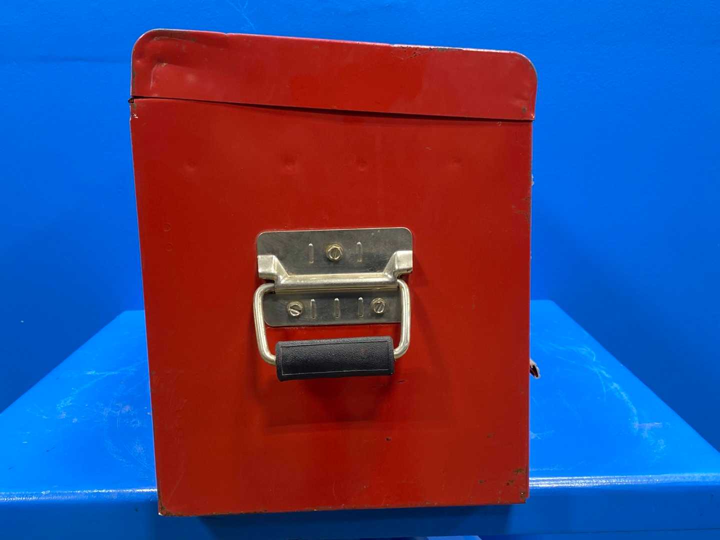 Westward Large Red Toolbox (The top is locked)