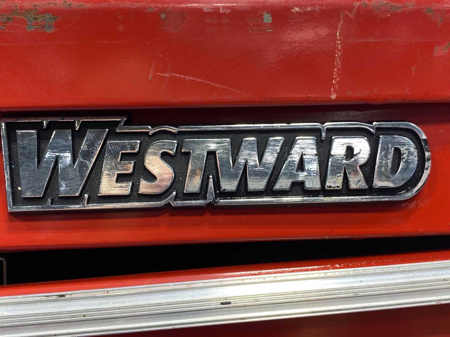 Westward Large Red Toolbox (The top is locked)