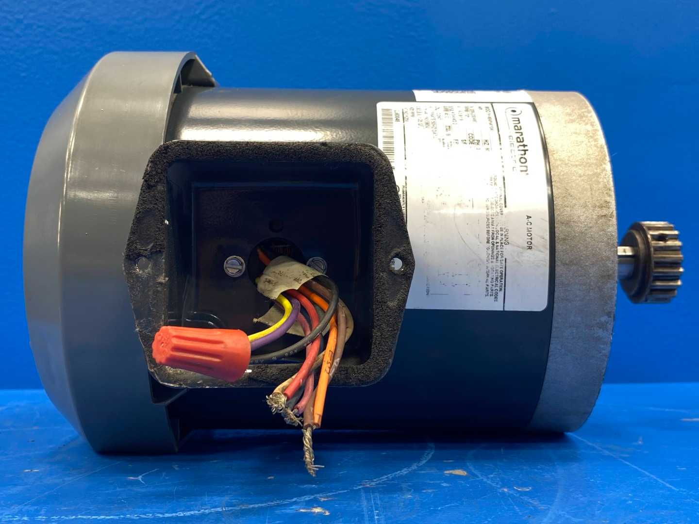 1HP Marathon Electric 5K49MN4104 A-C Motor RPM 1725 208v-230/460v  60HZ