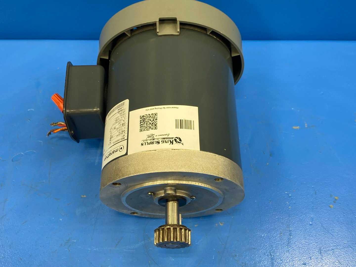 1HP Marathon Electric 5K49MN4104 A-C Motor RPM 1725 208v-230/460v  60HZ