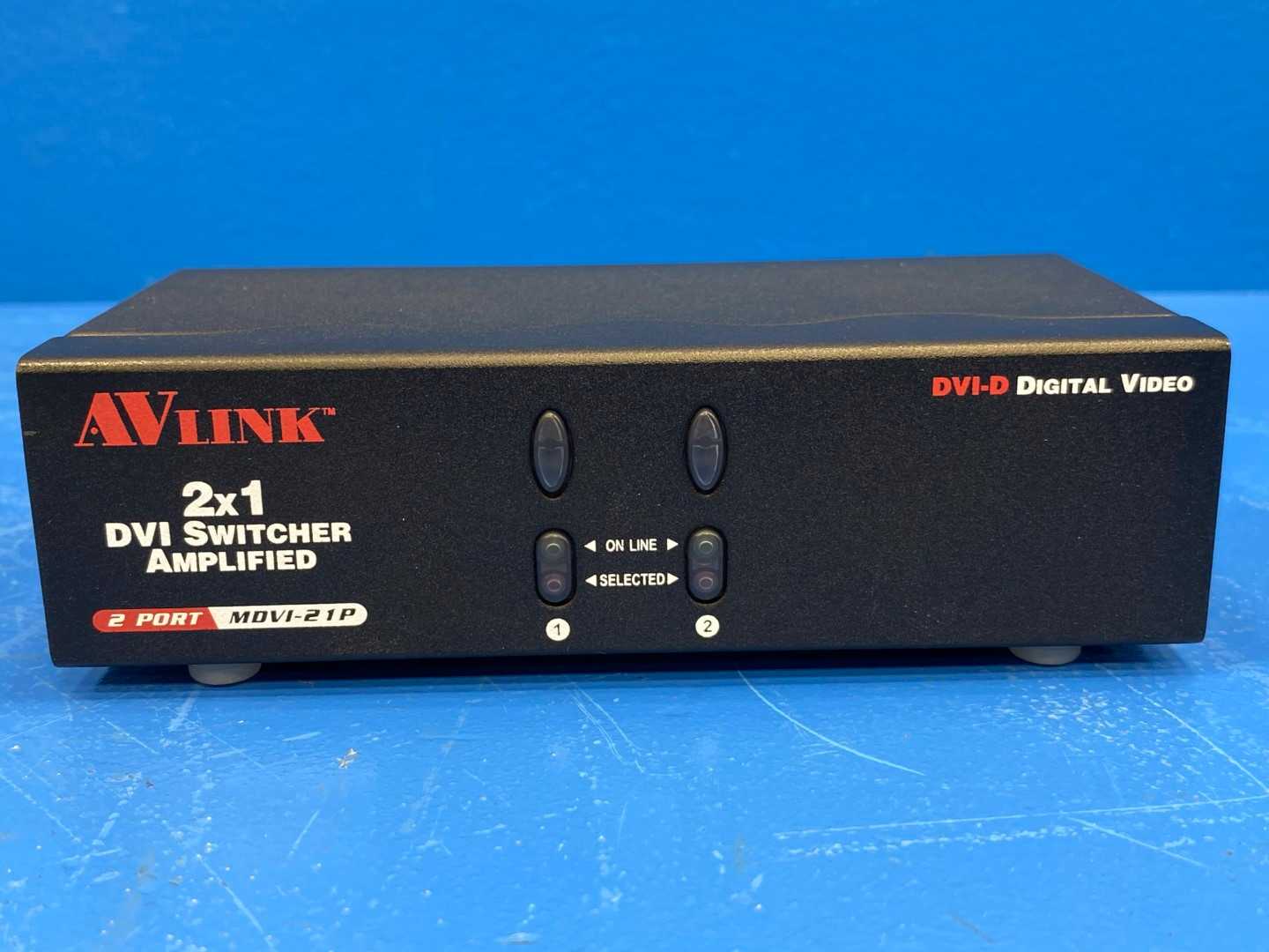 QVS MDVI-21P 2x1 2Port DVI UXGA Digital Video Share Switcher