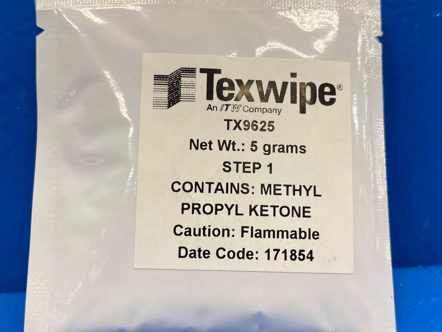 TexWipe Methyl Propyl Ketone Wipes TX9625