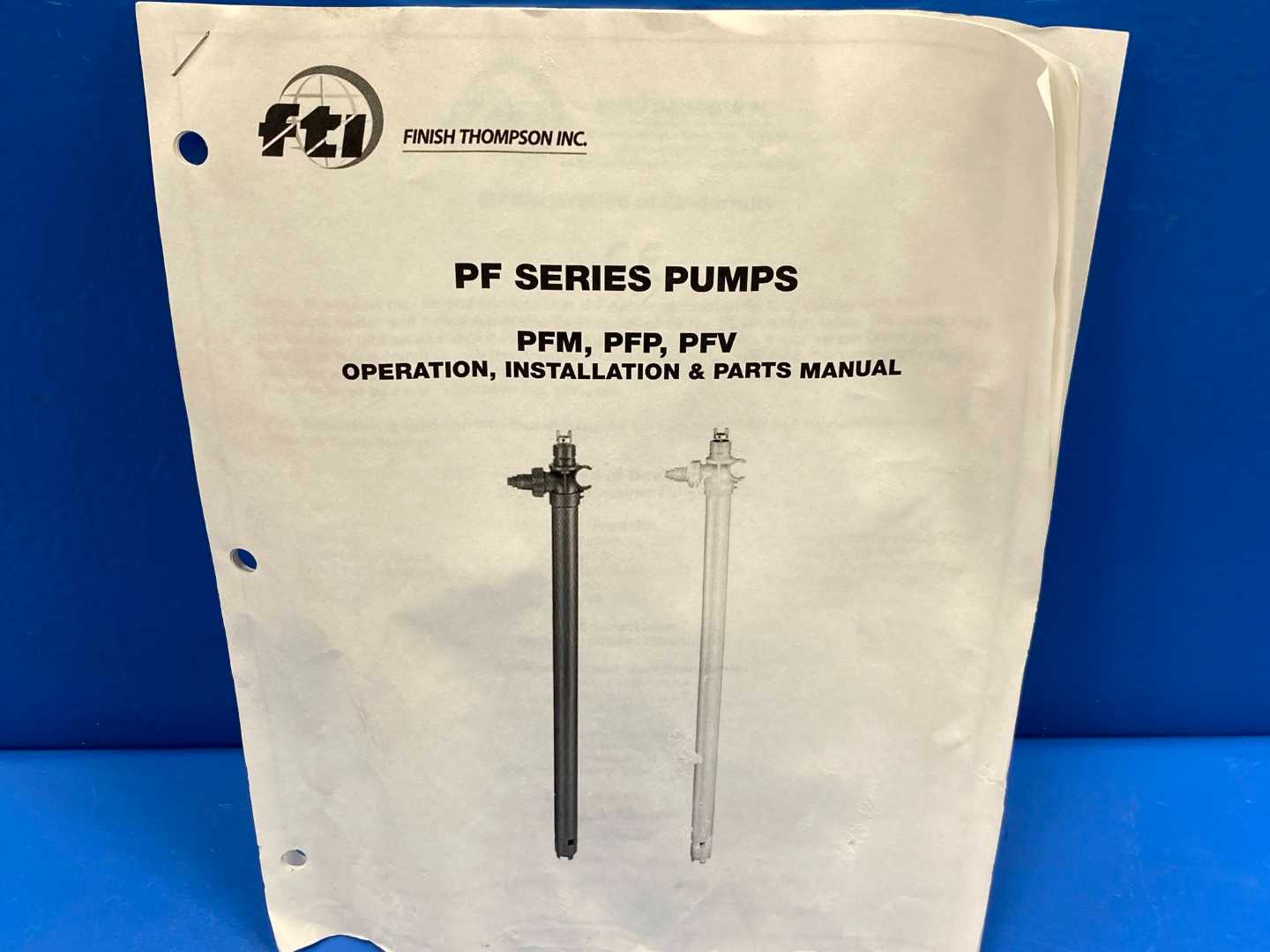 FINISH THOMPSON DPFP005 PFP27 PLASTIC POLY SEALLESS DRUM PUMP