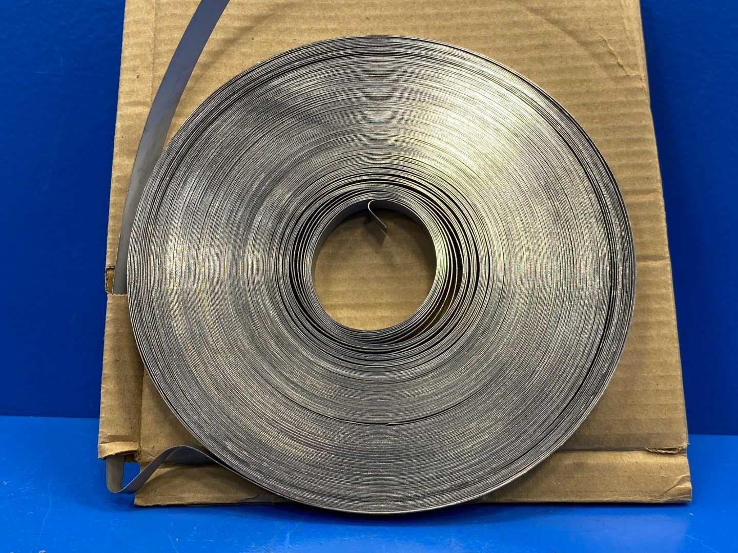 Roll of High Quality Stainless Steel Strapping Material 1/2" x 0.20mm 200ft Roll