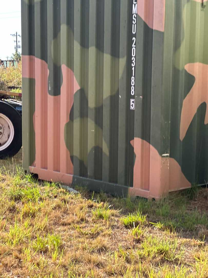 20' New CUSTOM Container CAMO paint, foam insulated & sealed, Electric, AC xxxx