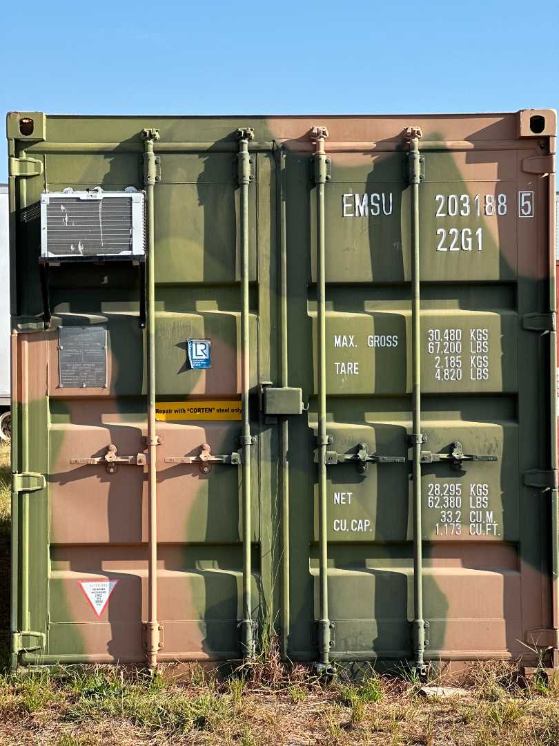 20' New CUSTOM Container CAMO paint, foam insulated & sealed, Electric, AC xxxx