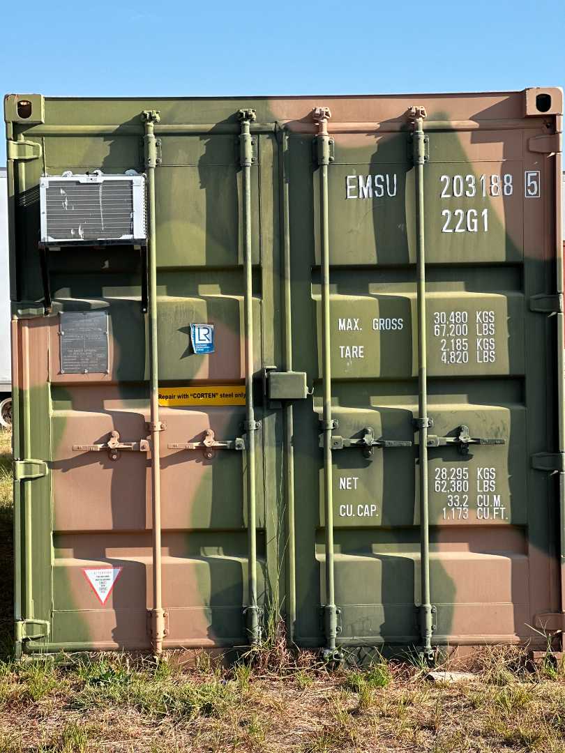 20' New CUSTOM Container CAMO paint, foam insulated & sealed, Electric, AC xxxx