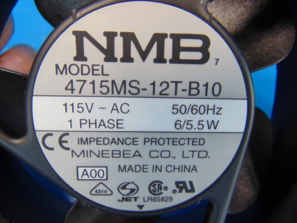 (2) NMB 4715MS-12T-B10 FANS (Will send fans only, unless plate wanted)