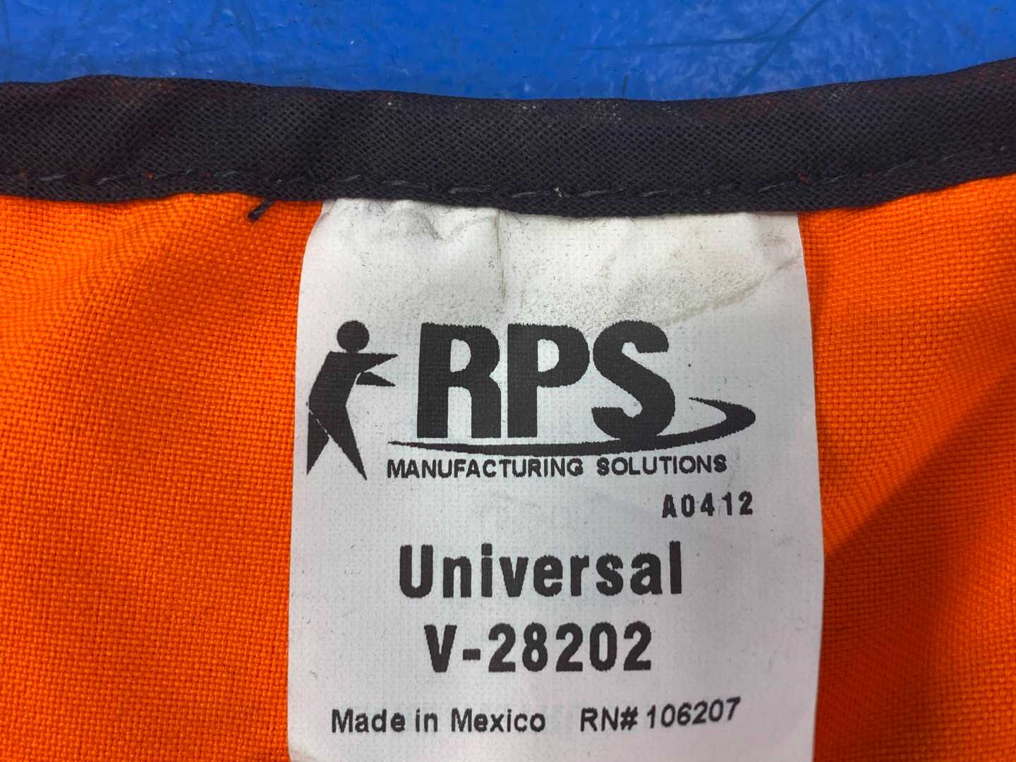 RPS Universal Vest ANSI Orange W/Radio Pocket V-28202
