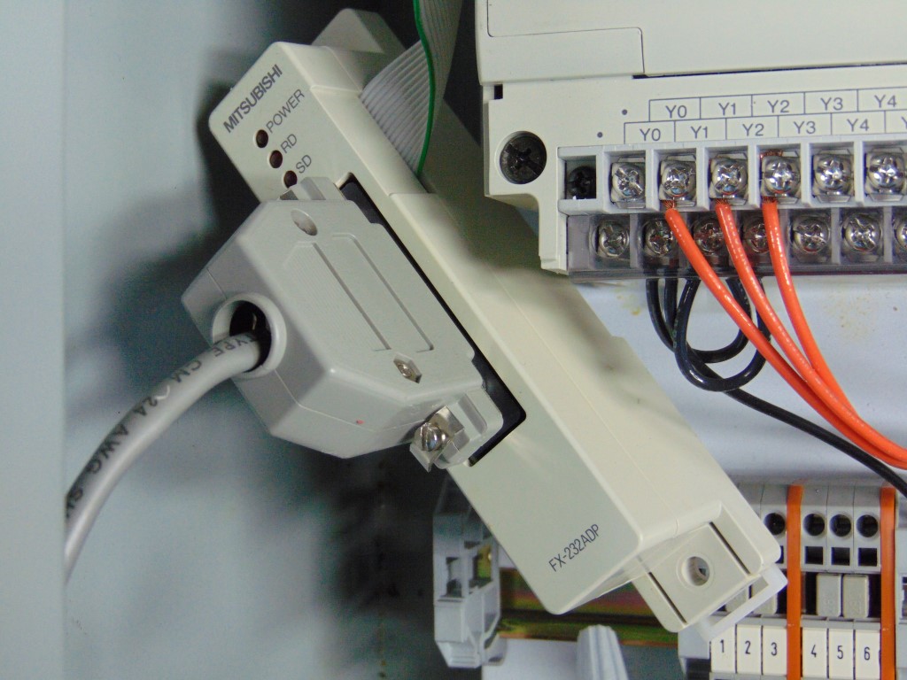 ROBROY Industrial Enclosure AR-750049 12/13 w/ Mitsubishi FX-16MR (1) FX-2DA (2)