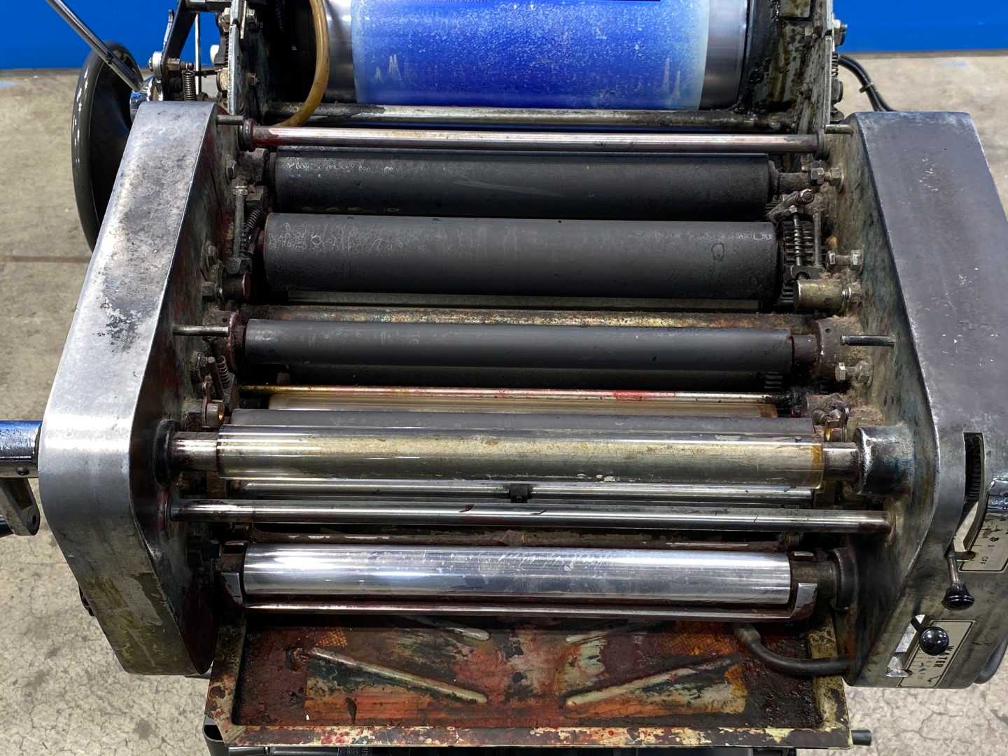 AB Dick 360 printing press with a Townsend T-51 2nd color head