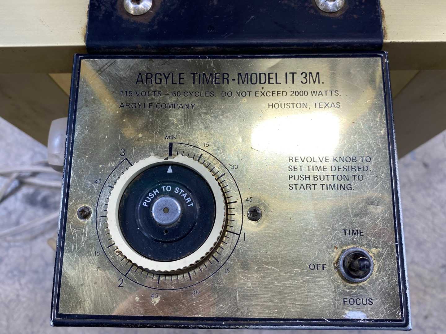 Antique Argyle Timer Model IT 3M  18 Process Camera 