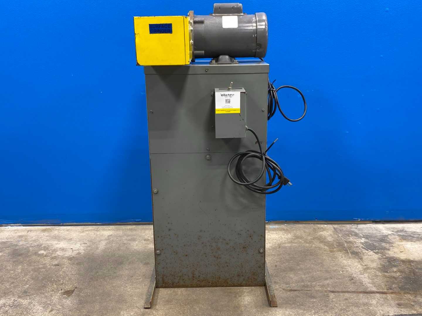 Kalamazoo Sand Belt Grinder w/ Baldor CL3504 Dust Collector Base 1/2 HP 