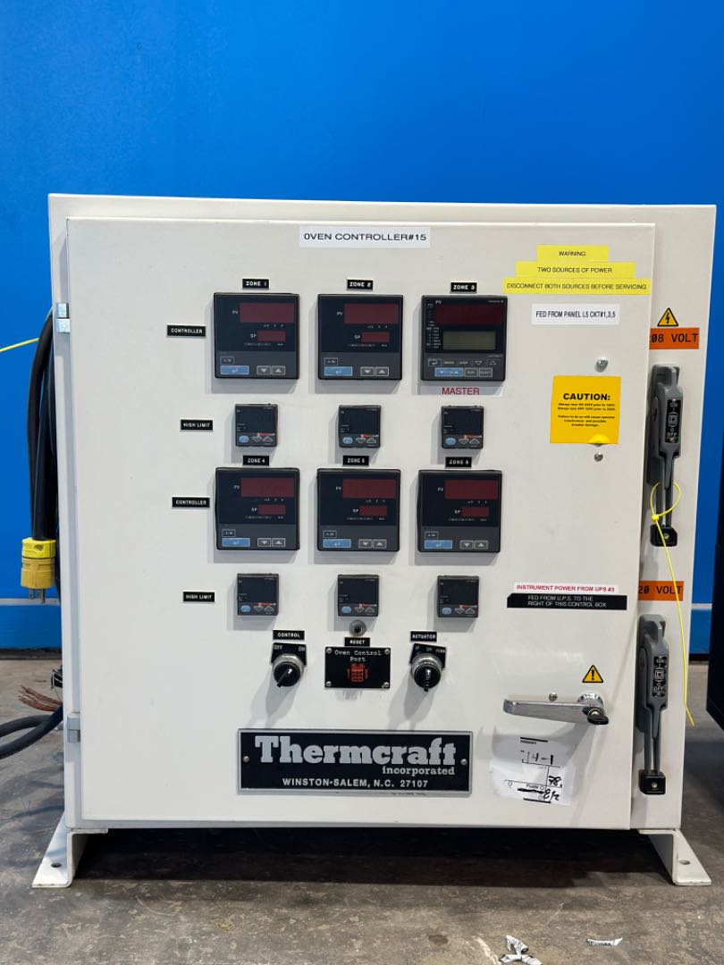 Thermcraft Split Tube Furnace TSP-5-0-72-6C-J7822/1A W/ control system 